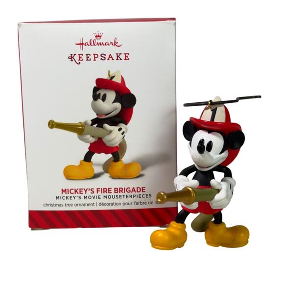2014 Hallmark Keepsake Ornament - Mickey's Fire Brigade (3rd in the Series) - Picture 1 of 8